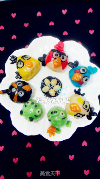 Angry Birds Steamed Dumplings recipe