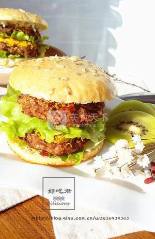 Double Pork Chop Burger recipe