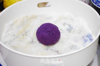 Purple Sweet Potato Meatballs recipe