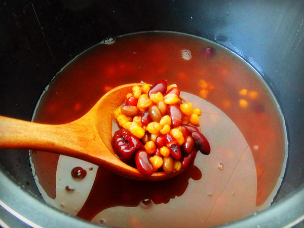 Red Dates and Black Bean Ballast Congee recipe