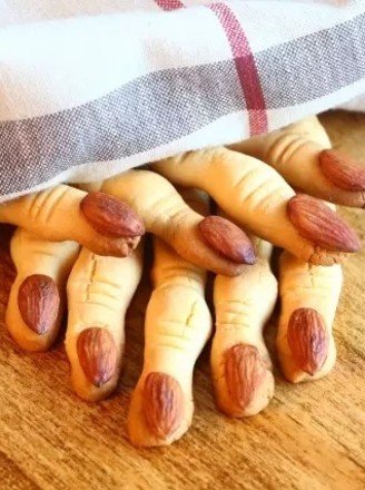 Witch Finger Biscuits, Do You Dare to Eat It? recipe