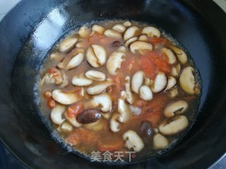 Tomato and Mushroom Egg Soup recipe