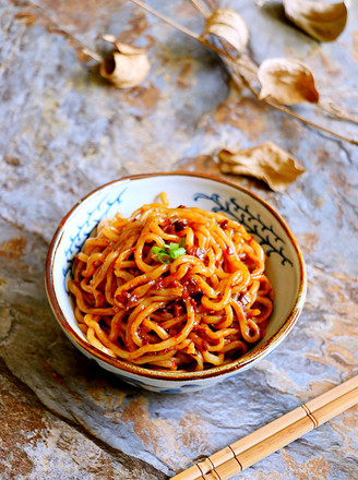 Noodles with Spicy Sauce recipe