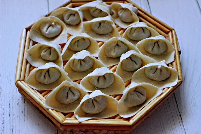 Leek Sea Rice Wonton recipe