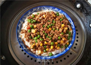 Steamed Tofu with Minced Meat recipe