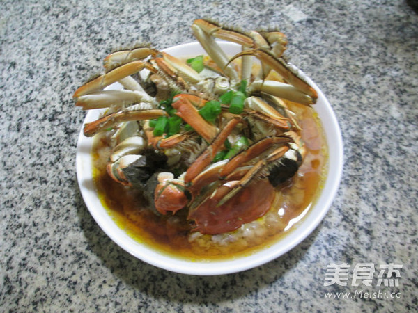 Steamed Minced Hairy Crab recipe