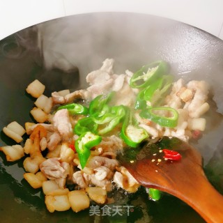 Stir-fried Pork with Rice White recipe