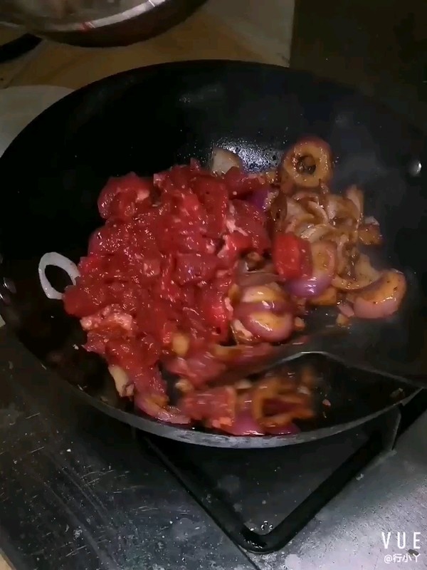 Beef, Onion and Potato Braised Rice recipe