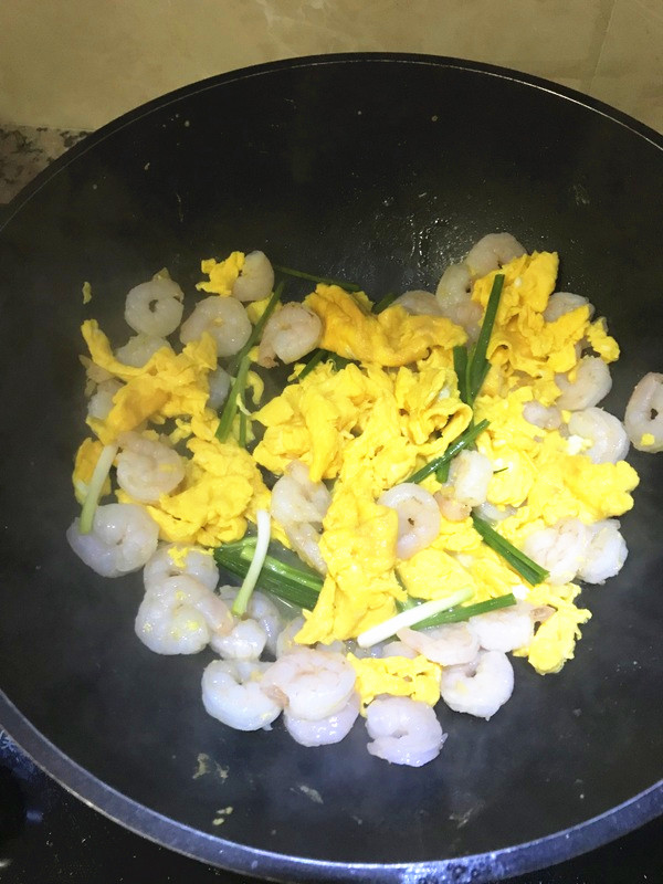 Duck Egg Fried Shrimp recipe