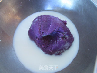 Taro and Purple Sweet Potato Ice Cream recipe