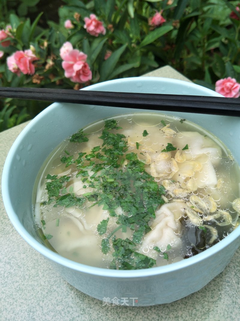 A Bowl of Wontons recipe