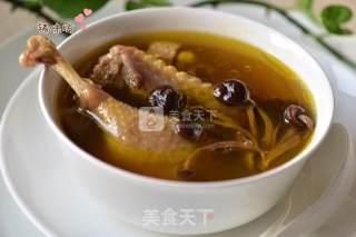 【stewed Muscovy Duck with Tea Tree Mushroom】 recipe