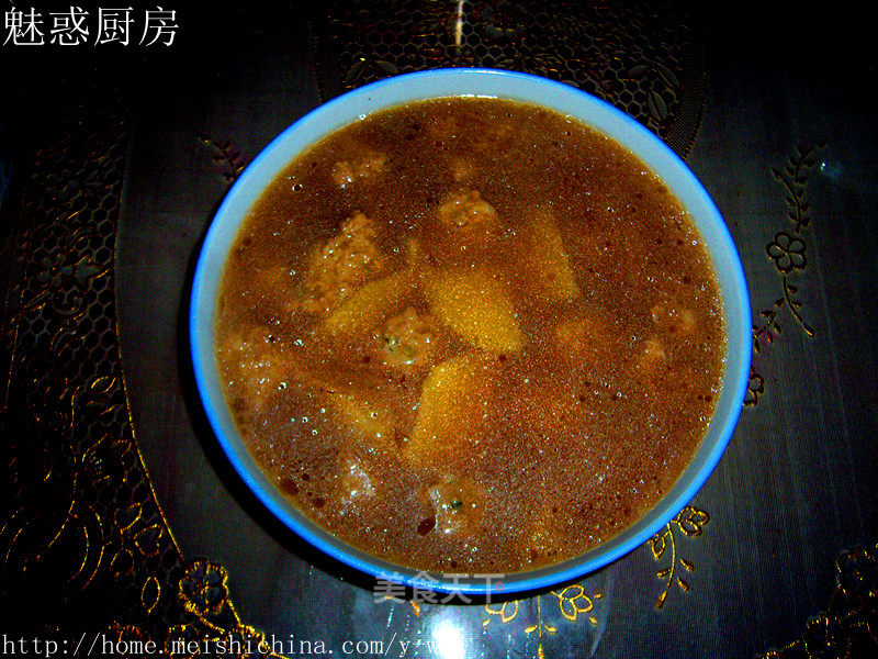 Meatball Potato Soup recipe