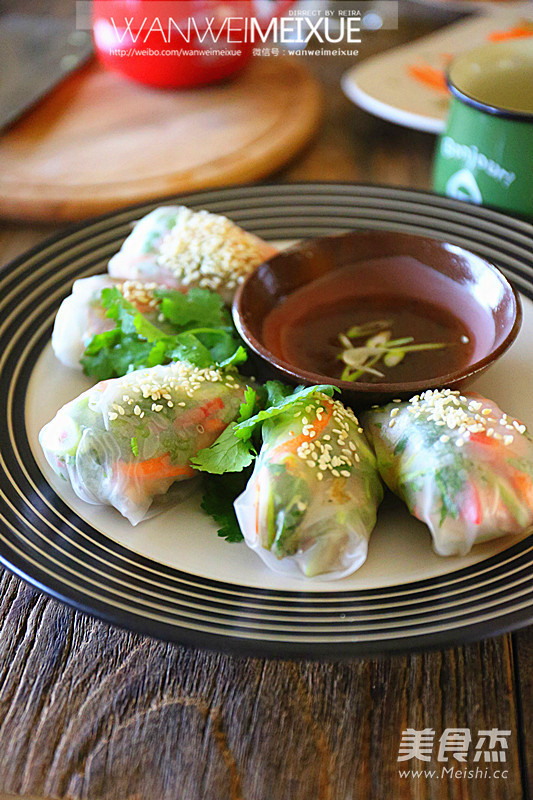 Vietnamese Style Vegetable Rolls recipe