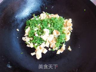 [scrambled Eggs with Night Orchid] A Quick Version of Small Fresh Vegetable Dishes recipe