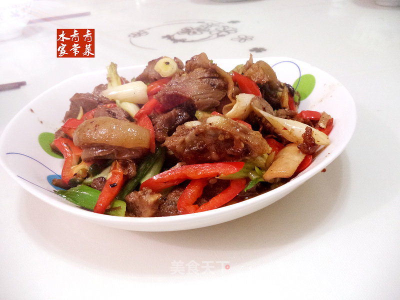 Fried Lamb with Tea Oil recipe