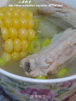 [stewed Ribs with Corn and Radish] Calcium Supplement is Very Important recipe