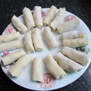 Pan-fried Taro Rolls recipe