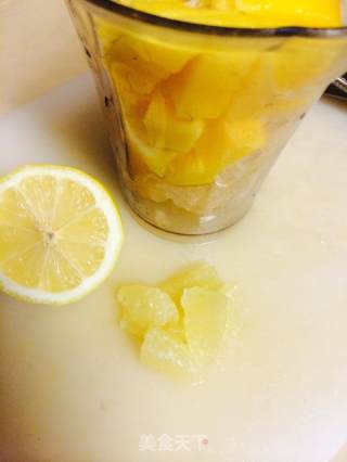 Lemon Grapefruit Mango Puree recipe