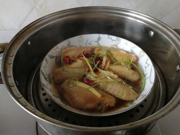 Steamed Chicken Wings recipe