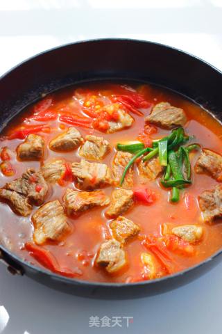 Tomato Beef Noodle recipe