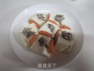 Steamed Tofu with Minced Meat recipe
