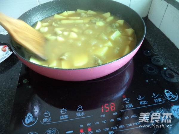 Potato Curry Rice Bowl recipe