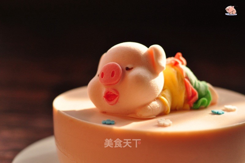 Piglet Fresh Cheese Mousse Cake