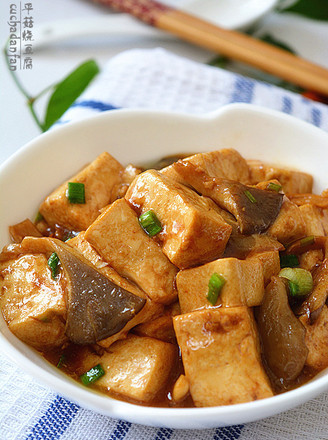 Grilled Tofu with Mushroom recipe