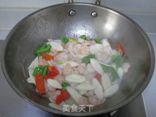 [shanghai] Stir-fried Shrimp with Yam recipe