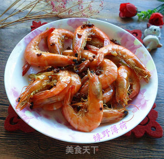 Fried Shrimp with Pepper recipe