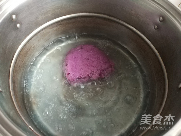 Purple Sweet Potato Glutinous Rice Ball recipe