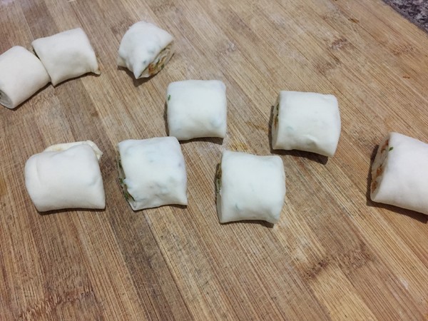 Pork Floss Scallion Roll recipe