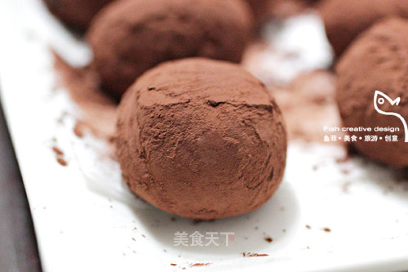 White Day-coffee Truffle Chocolate (intermediate) recipe