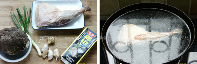 Taro Coconut Milk Cured Duck Pot recipe