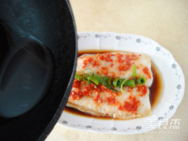 Steamed Chopped Pepper Long Li Fish recipe