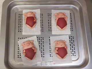 Year of The Pig [pig and Pig Cartoon Buns] recipe