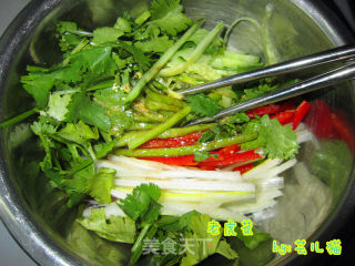 Tiger Vegetables (cucumber Coriander Chili) recipe