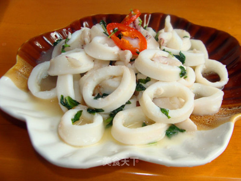 Basil Fired Squid