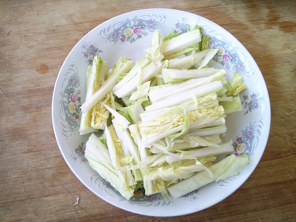 Braised Oyster Mushrooms with Chinese Cabbage recipe