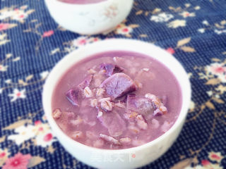 Purple Potato Barley Porridge recipe