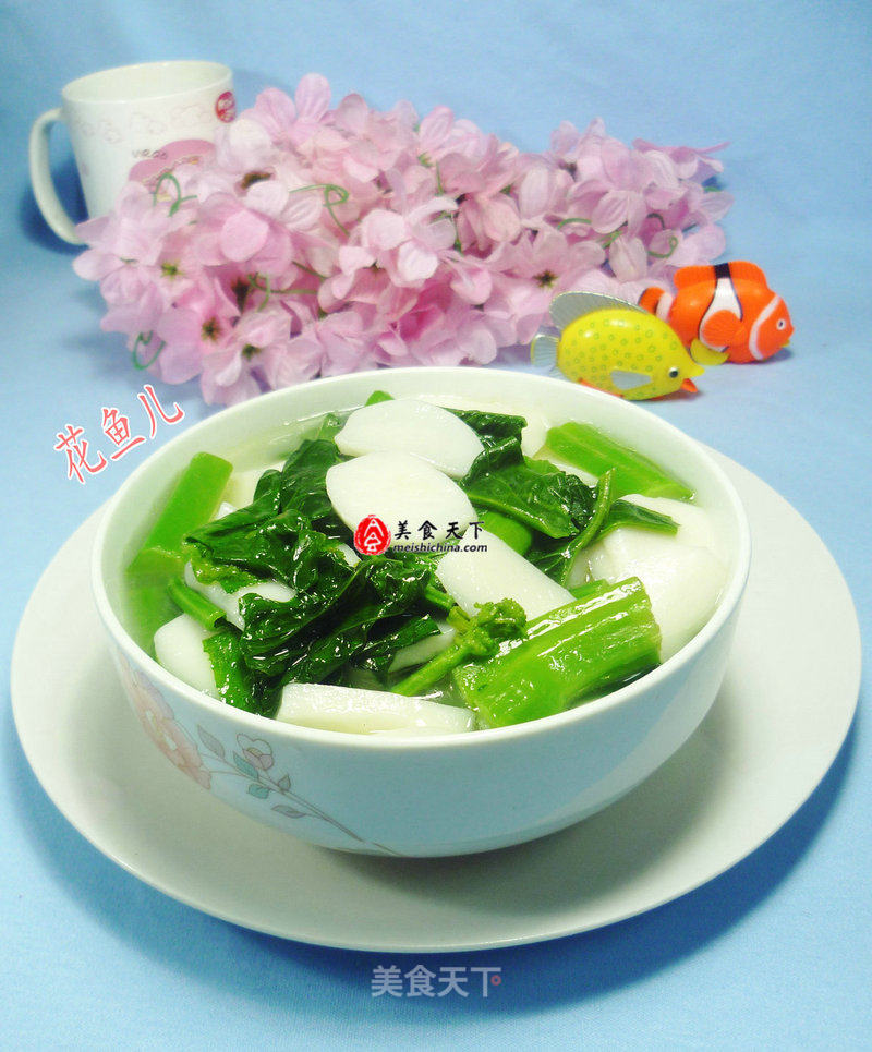 Tiancai Core Boiled Rice Cake recipe