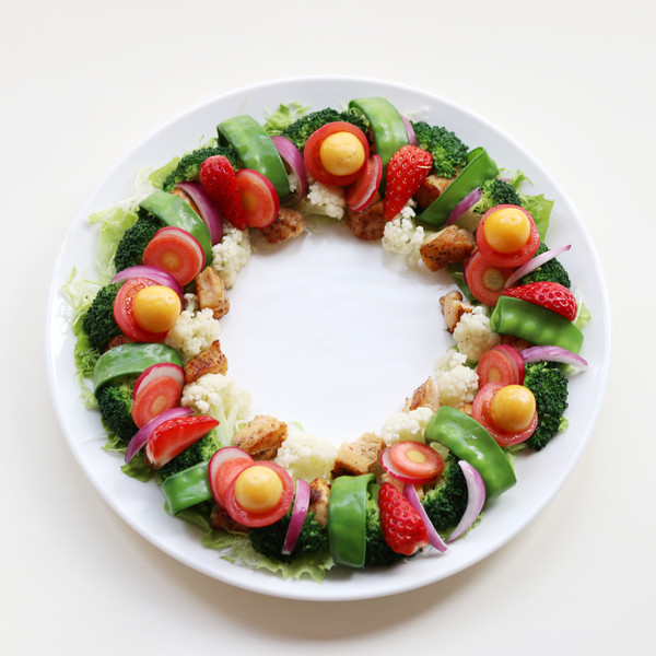 Christmas Wreath-chobe Salad Sauce recipe