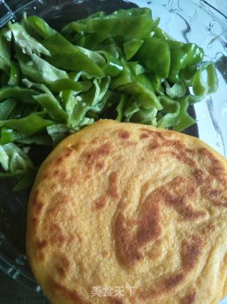 Stir-fried Tortillas with Green Peppers recipe