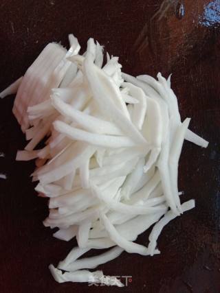 Stir-fried Cabbage Stem recipe