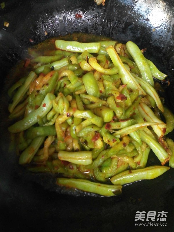 Roasted Green Eggplant with Spicy Beans recipe