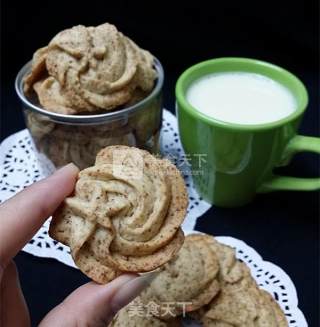#aca婚纱明星大栋# Bean Dregs Pork Floss Butter Cookies recipe
