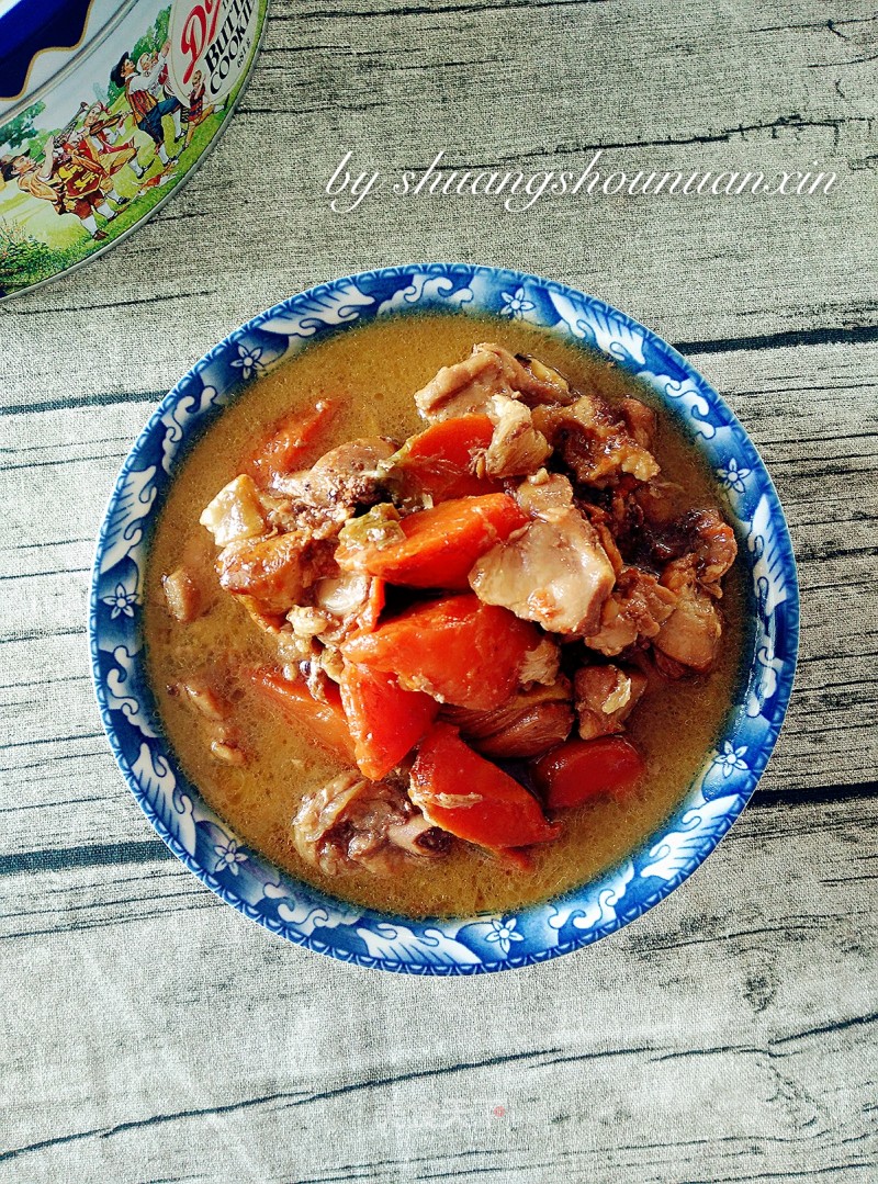 Stewed Chicken Drumsticks with Carrots recipe