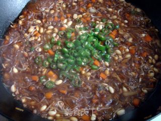 Fried Noodles with Bean Mouth recipe