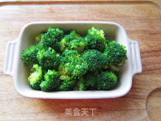 Cheese Baked Almond Broccoli recipe